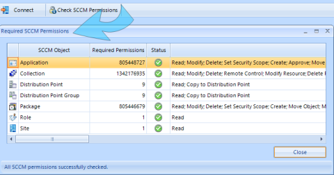 sccm user rights assignment